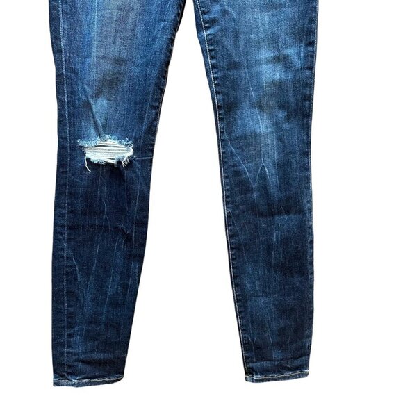 Frame Denim Le Skinny De Jeanne Prince Street Skinny Jeans Distressed Size 28‎ - Picture 7 of 11